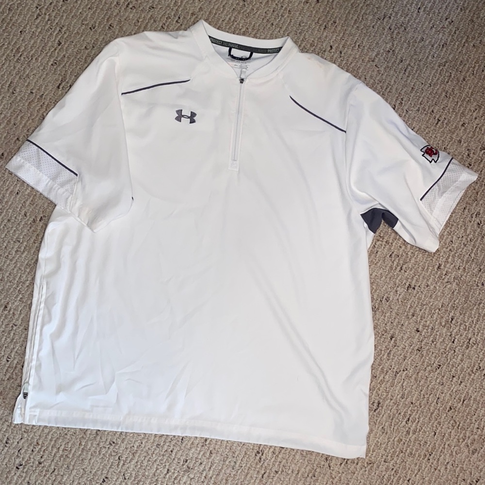 Under Armour Cage Top (School Logo on sleeve)